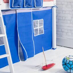 Nöa and Nani Ontario Cabin Bed Midsleeper Shorty with Blue Tent in White - thumbnail 5