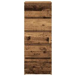 Berkfield Home Sideboard with Drawers Old Wood 37.5x35x99 cm Engineered Wood in Brown - thumbnail 6