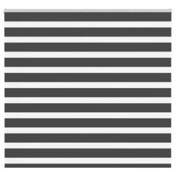 Berkfield Home Zebra Blind Black 165x150 cm Fabric Width 160.9 cm Polyester - thumbnail 2