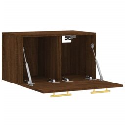 Berkfield Home Wall Cabinet Brown Oak 60x36.5x35 cm Engineered Wood - thumbnail 6