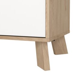 Furniture To Go Ikast Sideboard 2 Doors + 1 Drawer in Jackson Hickory & White - thumbnail 7