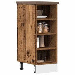 Berkfield Home Bottom Cabinet Old Wood 30x44, 5x81, 5 cm Engineered Wood in Brown - thumbnail 1