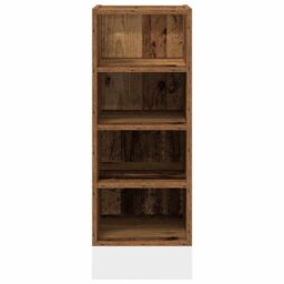 Berkfield Home Bottom Cabinet Old Wood 30x44, 5x81, 5 cm Engineered Wood in Brown - thumbnail 4