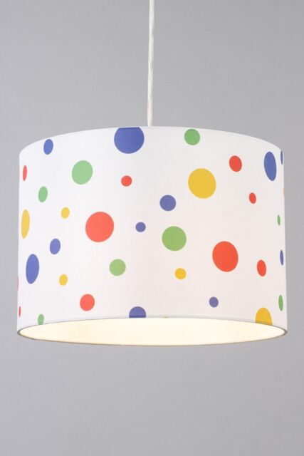BHS Lighting Glow Dots Easy Fit Light Shade in White - Size: 30 cm diameter x 21 cm high - image 1