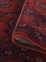 Desire Rugs Yasmin Traditional Bukhara Indoor Living Room Area Rug - Classic Oriental Style in Red - Size: 160 cm x 230 cm - thumbnail 3