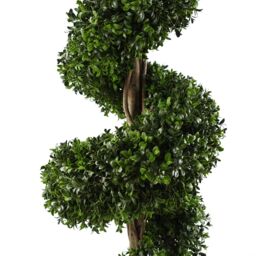 Leaf Sprial Buxus Artificial Tree UV Resistant Outdoor Topiary 120cm Botanik in Green - thumbnail 3