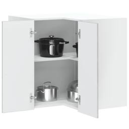 Berkfield Home Kitchen Wall Corner Cabinet Kalmar Grey Sonoma Engineered Wood - thumbnail 2
