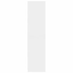 Berkfield Home Wardrobe White 80x50x200 cm Engineered Wood - Size: 80 x 50 x 200 cm - thumbnail 6