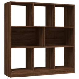 Berkfield Home Classic Book Cabinet Brown Oak 97.5x29.5x100 cm Engineered Wood - thumbnail 3