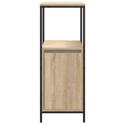 Berkfield Home Durable Bathroom Cabinet with Shelves Sonoma Oak 36x35x95 cm in Natural - Size: 36 x 35 x 95 cm - thumbnail 6