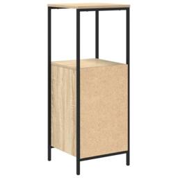 Berkfield Home Durable Bathroom Cabinet with Shelves Sonoma Oak 36x35x95 cm in Natural - Size: 36 x 35 x 95 cm - thumbnail 8