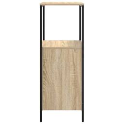 Berkfield Home Durable Bathroom Cabinet with Shelves Sonoma Oak 36x35x95 cm in Natural - Size: 36 x 35 x 95 cm - thumbnail 7