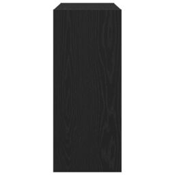 Berkfield Home Book Cabinet/Room Divider Black Oak 100x30x72 cm Engineered Wood - Size: 100 x 30 x 72 cm - thumbnail 7