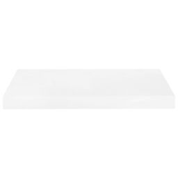 Berkfield Home Floating Wall Shelves 2 pcs High Gloss White 50x23x3.8 cm MDF - thumbnail 5