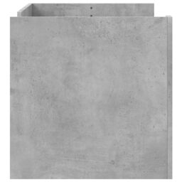 Berkfield Home Coffee Table Concrete Grey 100x50x50 cm Engineered Wood - Size: 100 x 50 x 50 cm - thumbnail 5