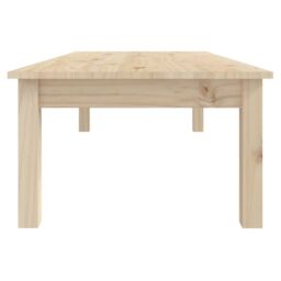 Berkfield Home Coffee Table 110x50x30 cm Solid Wood Pine in Brown - Size: 110 x 50 x 30 cm - thumbnail 4