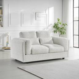 Furnishings For Less UK Bali 3 Piece Sofa Suite Chenille Modern 3 + 2 + 1 Beige - thumbnail 2