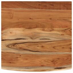 Berkfield Home Bathroom Countertop 60x60x3.8 cm Square Solid Wood Acacia in Brown - thumbnail 2