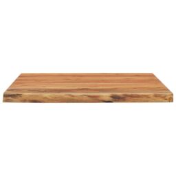 Berkfield Home Bathroom Countertop 60x60x3.8 cm Square Solid Wood Acacia in Brown - thumbnail 4