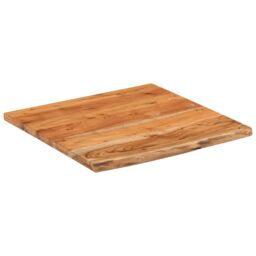 Berkfield Home Bathroom Countertop 60x60x3.8 cm Square Solid Wood Acacia in Brown - thumbnail 3