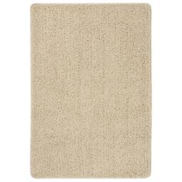 Berkfield Home Shaggy Rug Cream 120x170 cm Anti Slip in Beige - Size: 100 cm diameter - thumbnail 2