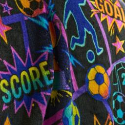 OHS Comic Football Flannel Fleece Throw Blanket Soft Bedspread - Size: 125 cm x 150 cm - thumbnail 2