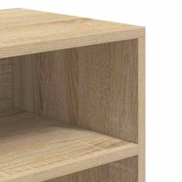 Berkfield Home Book Cabinet Sonoma Oak 60x30x71.5 cm Engineered Wood in Light Tan - thumbnail 7