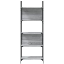 Berkfield Home Bookshelf 5-Tier Grey Sonoma 60.5x24x166.5 cm Engineered Wood - thumbnail 5