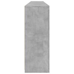 Berkfield Home Sideboard with LED Lights Concrete Grey 162x37x100 cm - Size: 162 x 37 x 100 cm - thumbnail 7