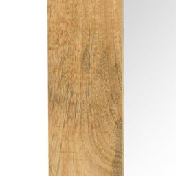 Berkfield Home Mirror Solid Mango Wood 50x50 cm in Brown - thumbnail 4