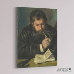 "Artery8 Claude Monet Portrait Renoir Vintage Canvas Wall Art - Size: W18"" x H24""" - thumbnail 2