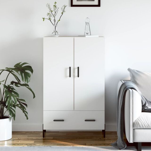 Berkfield Home Highboard White 69.5x31x115 cm Engineered Wood - image 1