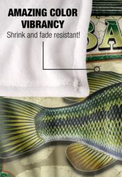 JQ Licensing Old Bass Lodge Sign Silky Touch Super Soft Throw Blanket 152 X 127 cm in White - thumbnail 4