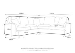 The Great Sofa Company Orla 2 Corner 2 Manhattan Ice (no cutout) in Taupe - thumbnail 4