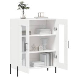 Berkfield Home Sideboard White 69.5x34x90 cm Engineered Wood - thumbnail 4