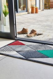 JVL SOLEMATE® Hand Carved Gem Doormat 57 X 100 cm in Grey - Size: 57 cm x 100 cm - thumbnail 3