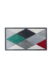 JVL SOLEMATE® Hand Carved Gem Doormat 57 X 100 cm in Grey - Size: 57 cm x 100 cm - thumbnail 1