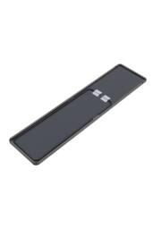 Garden Sanctuary Modern Rectangular Metal Floor Mirror in Black - thumbnail 8