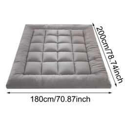Hinsinc Plush Grey 10cm Deep Ultra-Thick Hotel-Grade Luxury Mattress Topper-XXL - thumbnail 2
