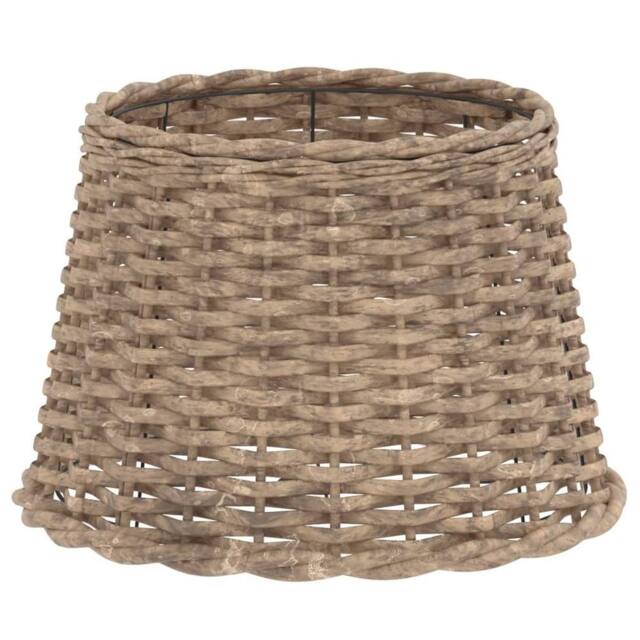 Berkfield Home Lamp Shade Brown √ò40x26 cm Wicker - Size: 40x26 cm - image 1