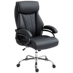 STILVORA Black Executive Office Chair with Adjustable Height - thumbnail 5