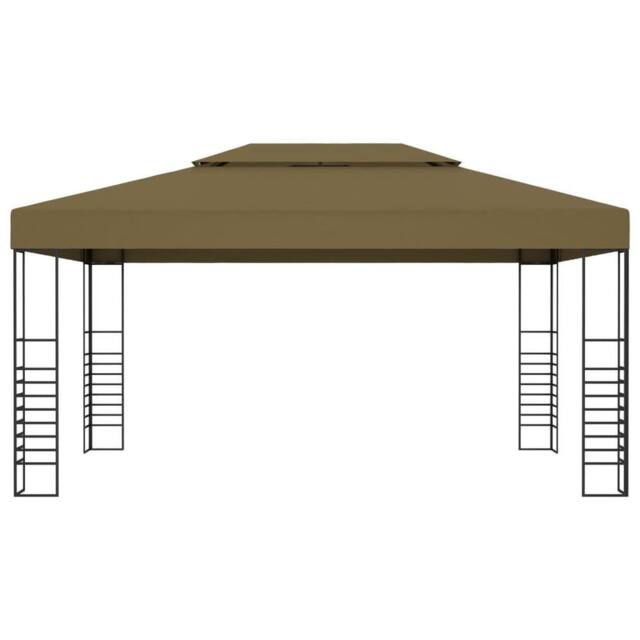 Berkfield Home Gazebo 3x4 m Taupe 180 g/m ² - image 1