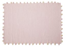 Orsina Kids Rectangular Rug in Pink - Size: 100 cm diameter