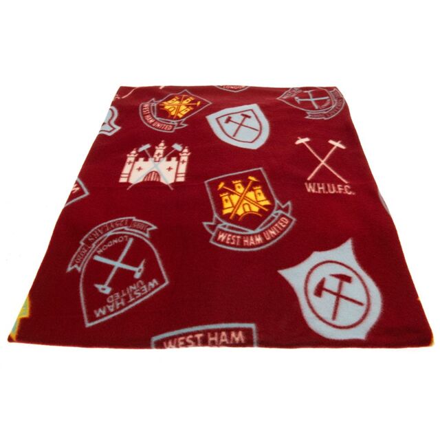 West Ham United FC Fleece Blanket in Maroon - image 1