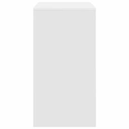 Berkfield Home Writing Desk White Engineered wood 70 x 40 x 76 cm Simple - thumbnail 6