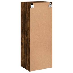 Berkfield Home TV Wall Cabinet Smoked Oak 40.5x30x102 cm Engineered Wood in Brown - thumbnail 9