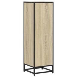 Berkfield Home Modern Book Cabinet Sonoma Oak 33.5x33x107.5 cm Engineered Wood in Light Tan - thumbnail 6