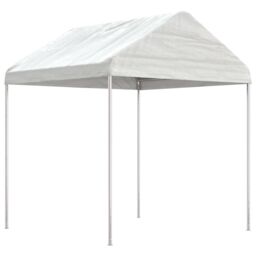 Berkfield Home Gazebo with Roof White 13.38x2.28x2.69 m Polyethylene - thumbnail 2