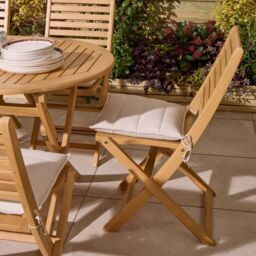 Rowlinsons Ashdown Six Seater Oval Wooden Dining Set in Brown - thumbnail 7