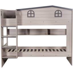 Seconique Hector Bunk Bed in Grey - Size: Single - thumbnail 3
